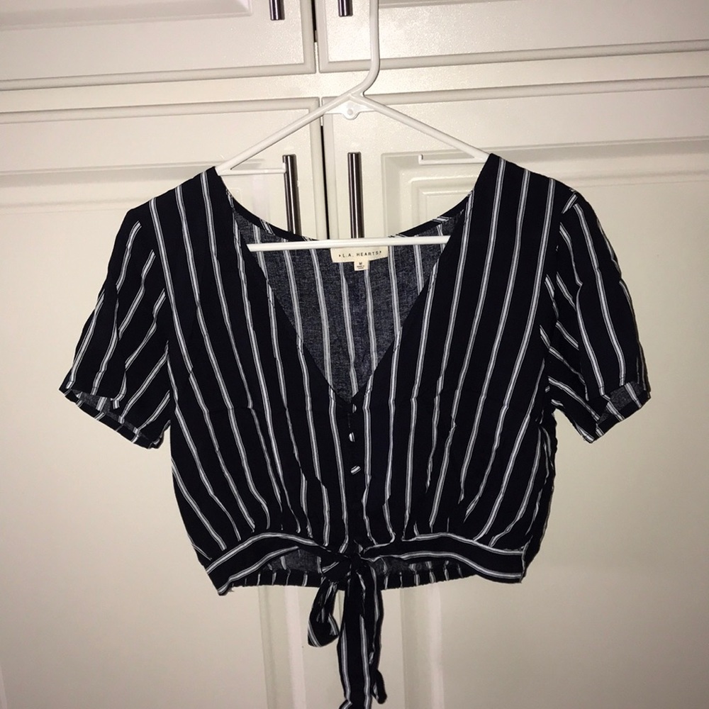striped top